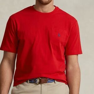 Ralph Lauren Polo Pocket Tshirt Men’s size XL Red